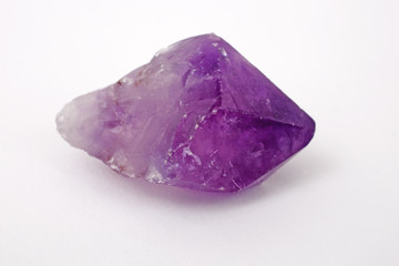 A Studio photograph of a Purple Quartz