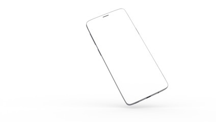 smartphone digital isolated 3d background