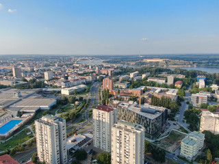 City aerial view