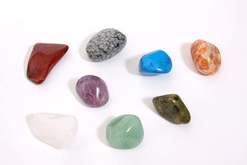 A mixture of gemstone