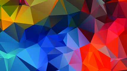 Abstract Color Polygon Background Design, Abstract Geometric Origami Style With Gradient