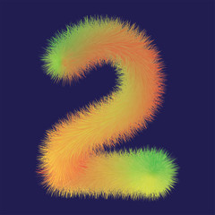 Vector fluffy numbers 2 Two