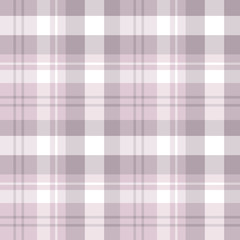 Seamless pattern in exquisite pink-gray and white colors for plaid, fabric, textile, clothes, tablecloth and other things. Vector image.