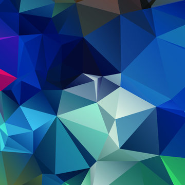 Abstract Color Polygon Background Design, Abstract Geometric Origami Style With Gradient