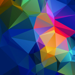 Abstract Color Polygon Background Design, Abstract Geometric Origami Style With Gradient
