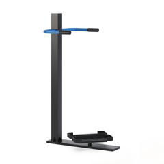 Street exercise equipment for gaining muscle mass and recovering from injuries on a white background. Clipping path included. 3D rendering.