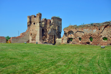 Fototapeta na wymiar Ruins of medieval fortress Bac, Serbia