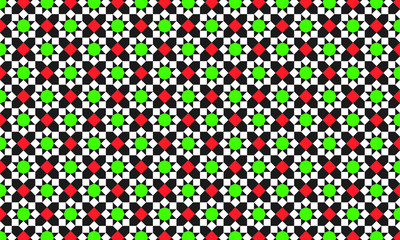 Islamic pattern of a mosaic in Moroccan style background