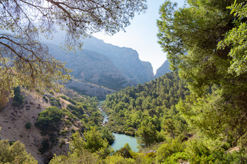Paisaje interior montañoso del sur de España