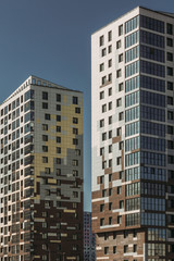 Fototapeta na wymiar modern colorful building in the city