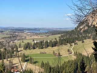 Panorama of the German landscape