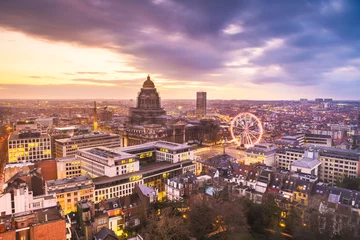 Fototapeten Brüssel, Belgien Stadtbild © SeanPavonePhoto