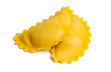 italian ravioli isolated