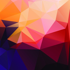 Abstract Color Polygon Background Design, Abstract Geometric Origami Style With Gradient