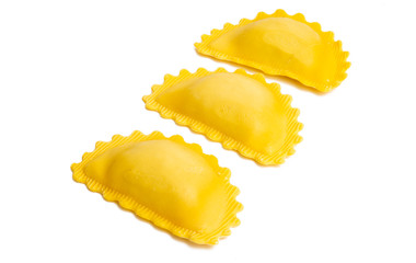italian ravioli isolated