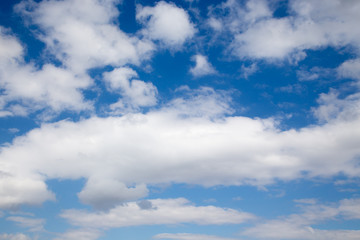 blue sky and white clouds texture. natural background