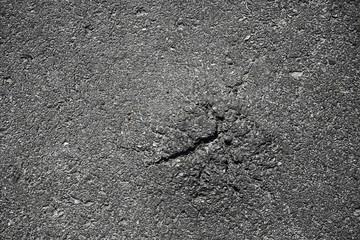 asphalt in cracks texture / abstract background cracks on asphalt road