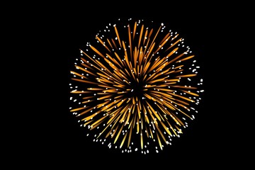 fireworks in the sky