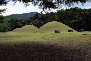 Samreung Royal Tombs, Samneung in Gyeongju, South Korea