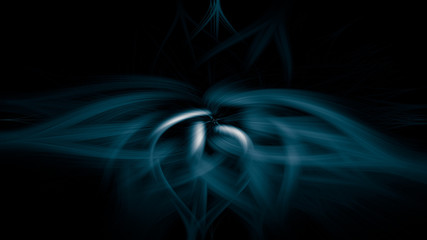 blue smoke on black background