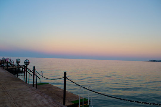 View of the Mediterranean coast. Turkey