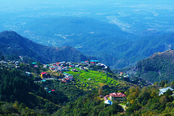 Mountains in Mussoorie, Dehradun, Uttarakhand, India