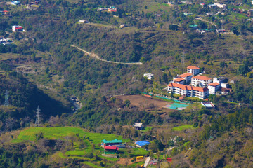 Mountains in Mussoorie, Dehradun, Uttarakhand, India