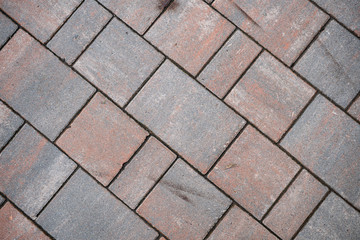 Obraz premium Background image of neatly laid paving tiles for the exterior