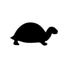 Black dog icon silhouette isolated on white. Vector illustration