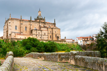 Cathedral of Santa Maria de la Asuncion in Coria, Caceres, Extremadura, Spain