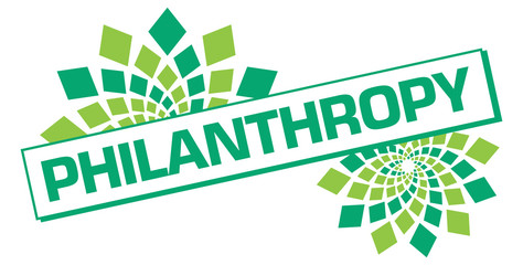 Philanthropy Floral Turquoise Green Box 