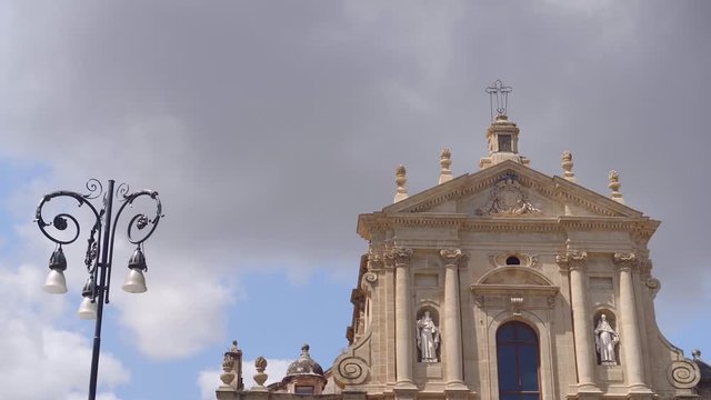 Santa Teresa alla Kalsa baroque church in Palermo, was built in 1686-1700