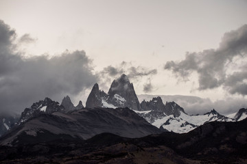 Obraz premium Sunset on Mount Fitz Roy Patagonia Argentina