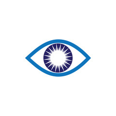eye care logo template icon