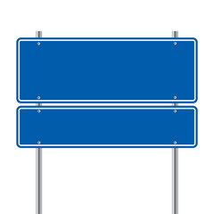 sign road Blank  vector illustration