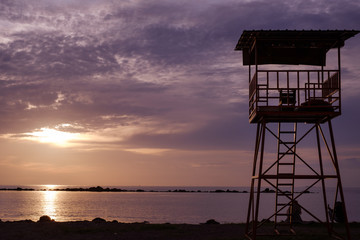 sunset at akkarena akarena beach
