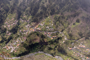 Valley of the Nuns, Curral das Freiras on Madeira Island, Portugal