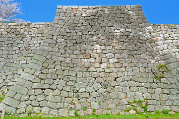 丸亀城の石垣 　香川県丸亀市