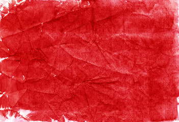 Fototapeta premium WATERCOLOR STROKES OF RED PAINT