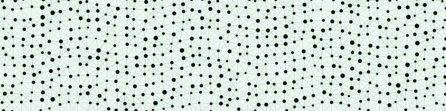 Network Mesh Computation Art background illustration