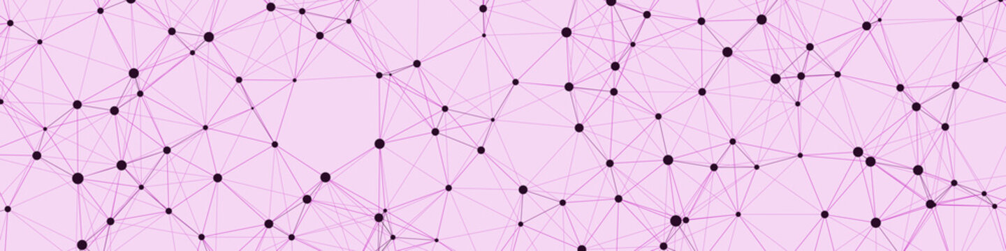 Network Mesh Computation Art background illustration