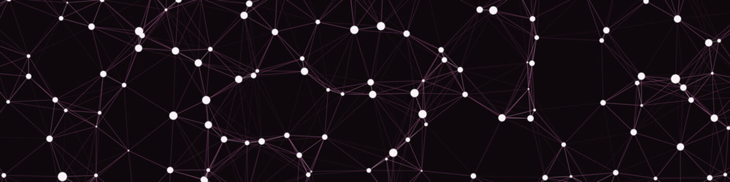 Network Mesh Computation Art background illustration