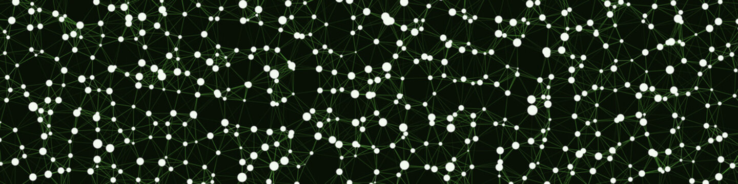 Network Mesh Computation Art background illustration