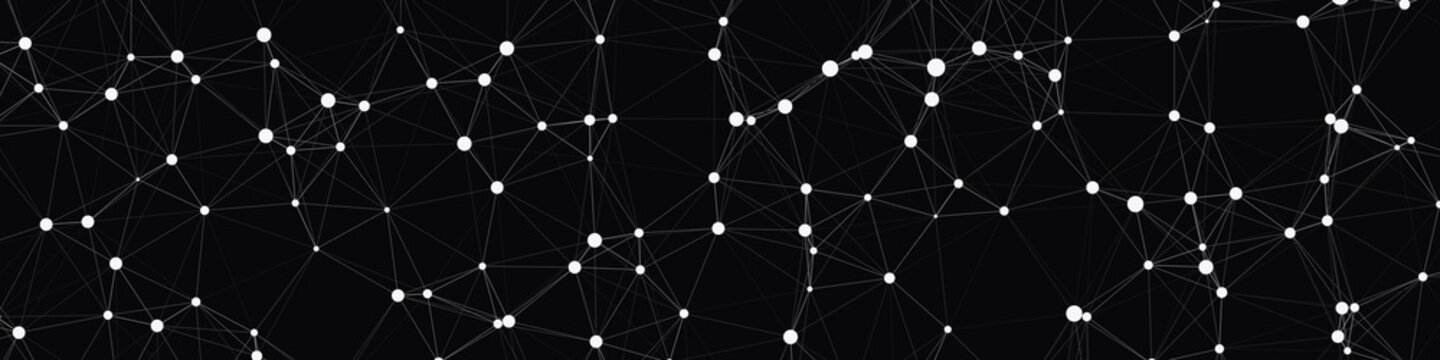 Network Mesh Computation Art background illustration