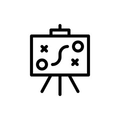 Project Scheme Vector Icon Line Illustration.