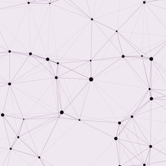 Fototapeta premium Network Mesh Computation Art background illustration