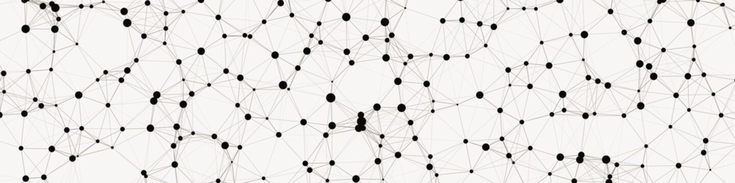 Network Mesh Computation Art background illustration
