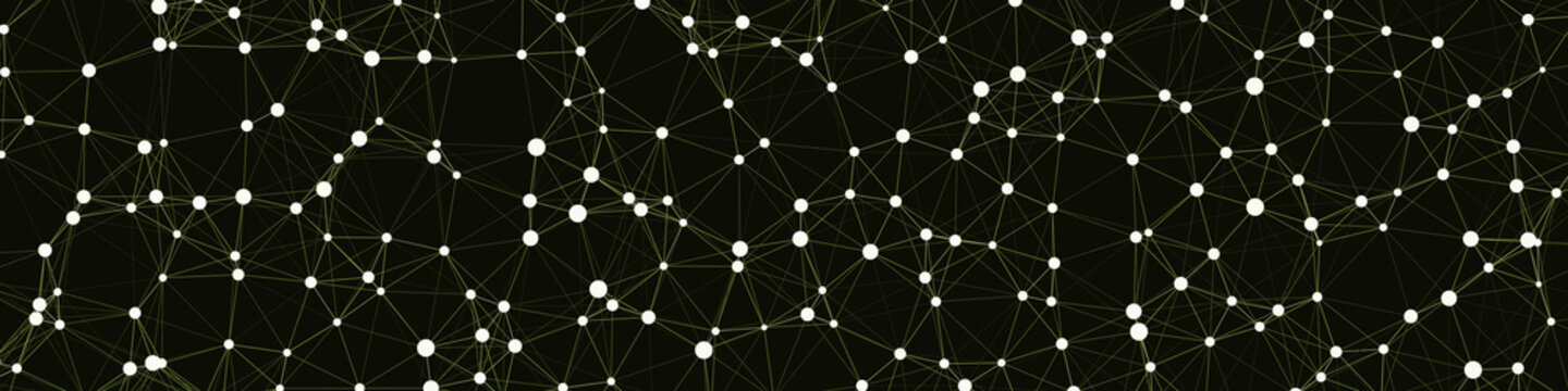 Network Mesh Computation Art background illustration
