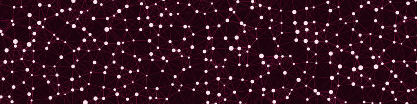 Network Mesh Computation Art background illustration