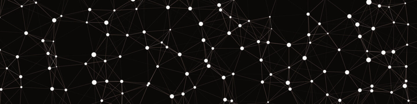 Network Mesh Computation Art background illustration